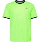 Nike Tennis - Two-Tone NikeCourt Dri-FIT Tennis T-Shirt - Yellow