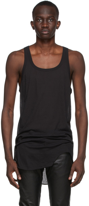 Photo: Rick Owens Black Banded Tank Top