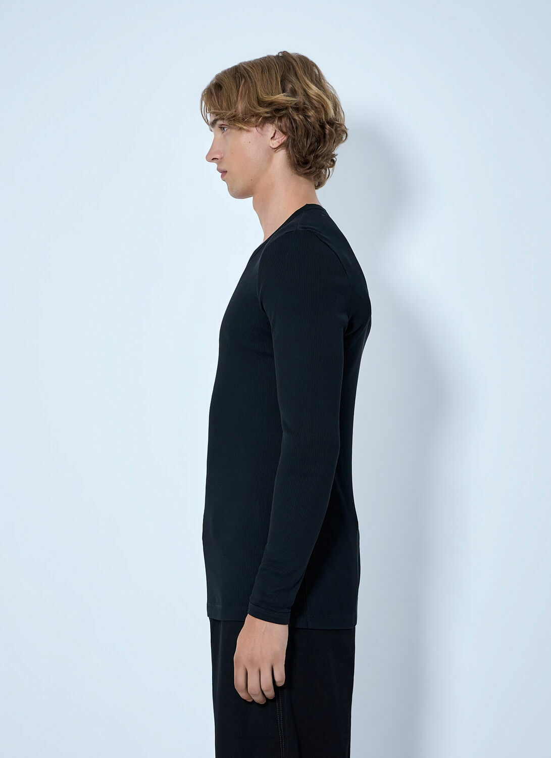 Lemaire Long Sleeve Ribbed Tee
