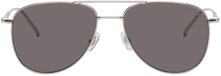 Photo: Montblanc Silver Aviator Sunglasses