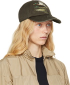 Burberry Khaki Duck Gabardine Baseball Cap