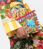 Dolce&Gabbana Portofino printed canvas pouch