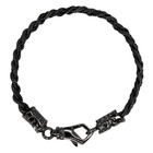 Emanuele Bicocchi Black Tiny Braided Bracelet