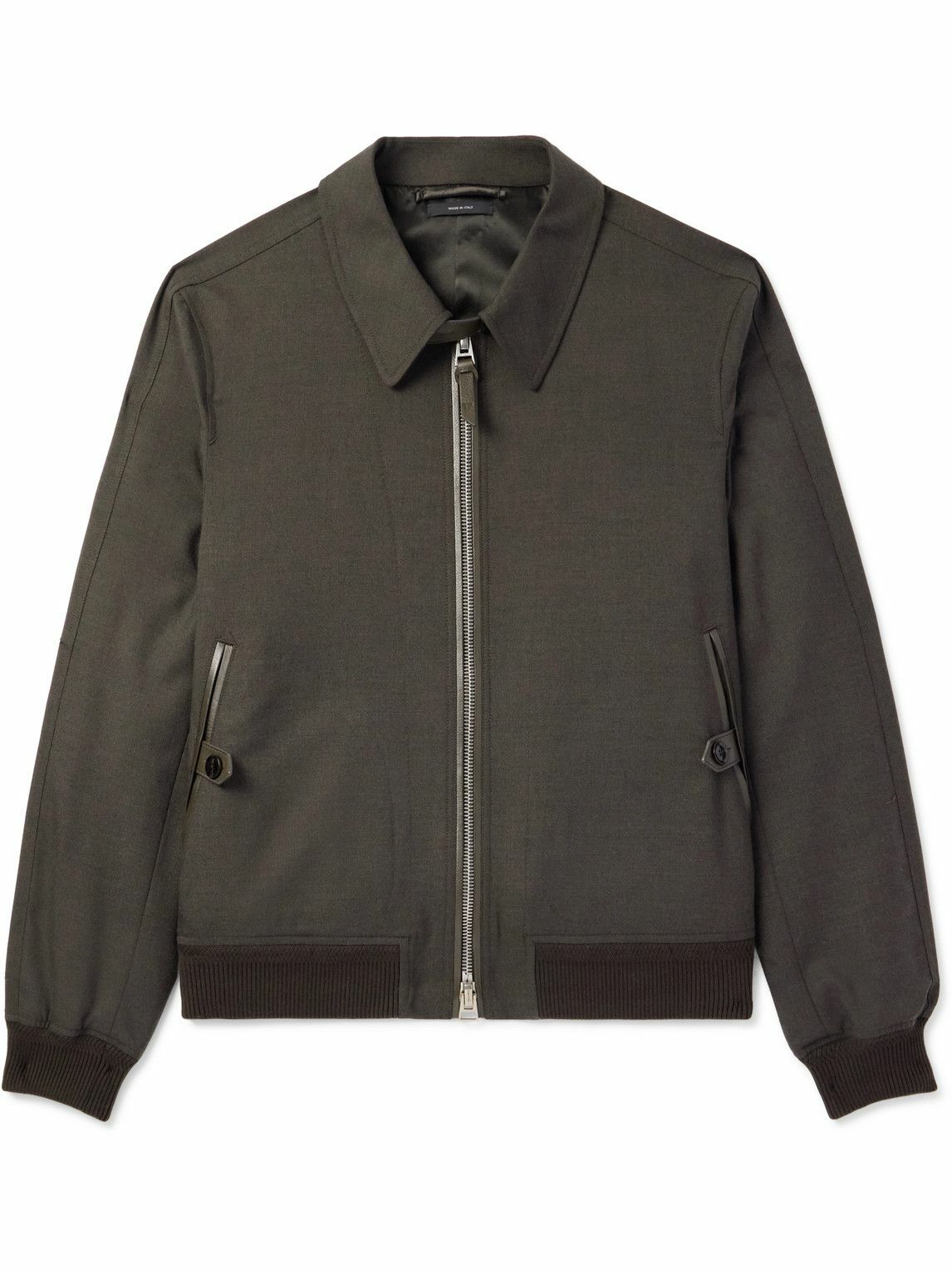 TOM FORD - Mohair, Virgin Wool and Silk-Blend Blouson Jacket