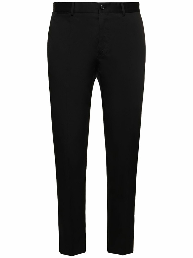 Photo: DOLCE & GABBANA - Cotton Stretch Pants