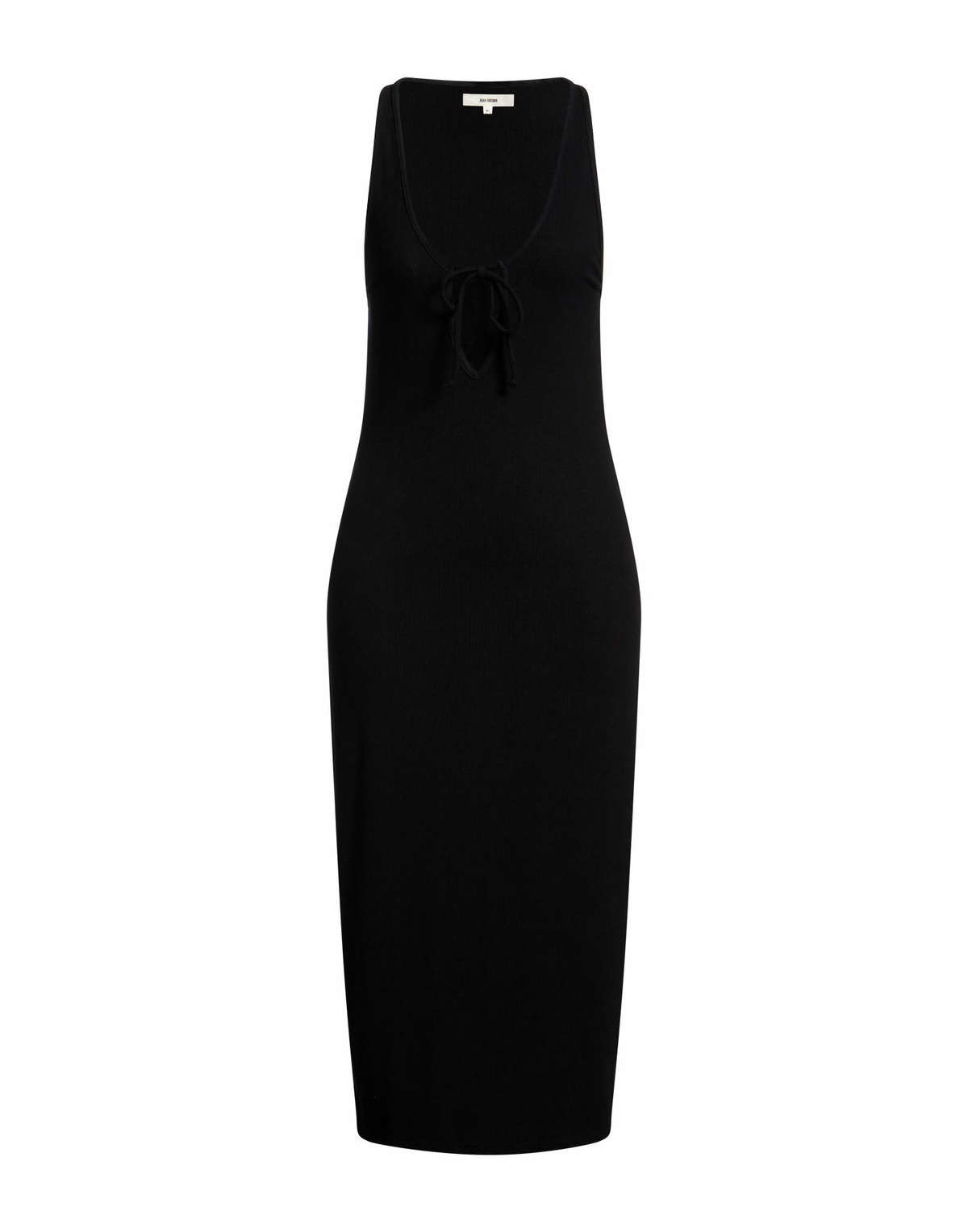 Joah Brown Womens Midi dress in Black