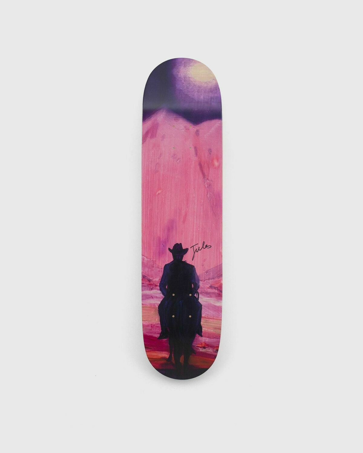The Skateroom Limited Edition   Jules De Balincourt Looking For An Enlightened Cowboy Deck Multi Home Deco