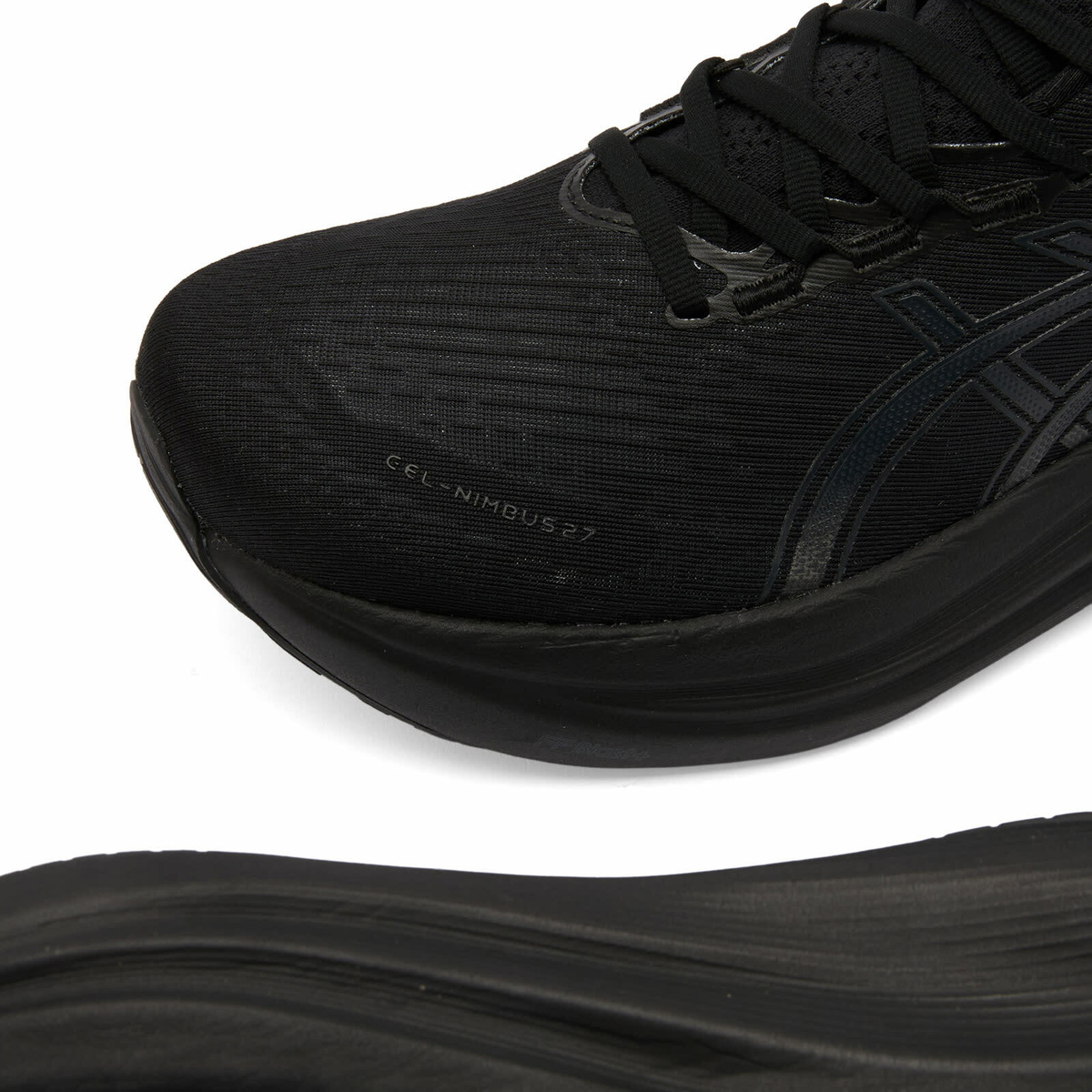 Asics Running GEL-NIMBUS 27 in Black/Graphite Grey