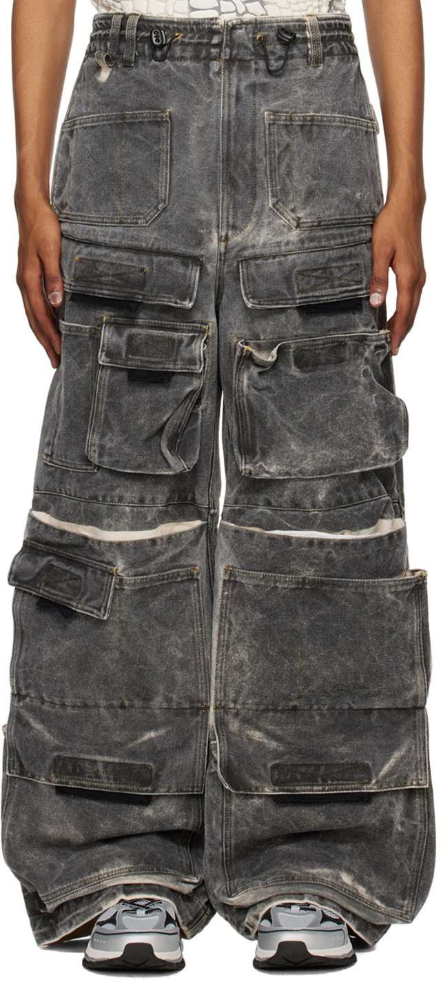 Diesel Gray P-Onlypocket Jeans Diesel