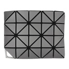 Bao Bao Issey Miyake Grey Flipper Pouch Wallet