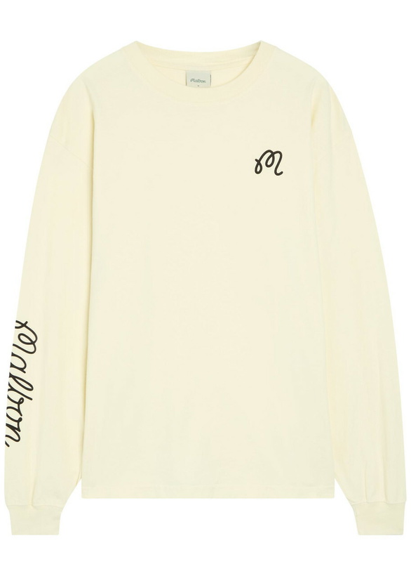 Photo: Malbon Gorse Logo-print Cotton T-shirt Cream