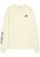 Malbon Gorse Logo-print Cotton T-shirt Cream