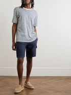 Vilebrequin - Straight-Leg Linen Drawstring Cargo Shorts - Blue