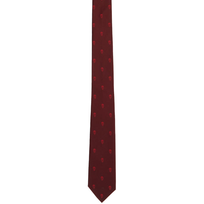 mcqueen skull tie