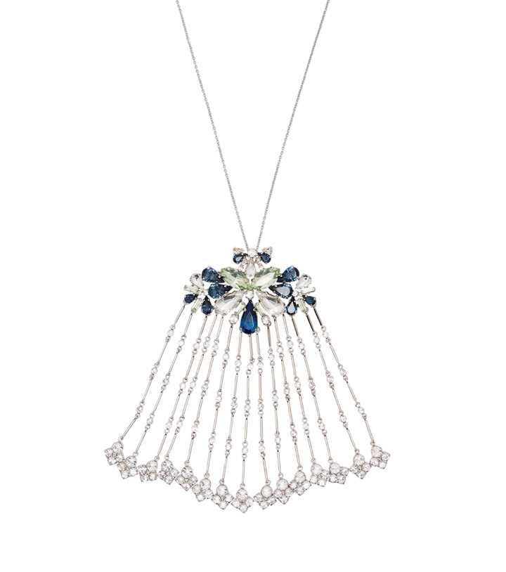 Photo: Rabanne Crystal-embellished necklace