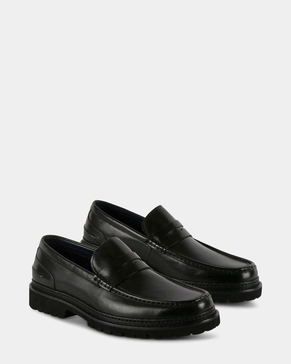 Steve Madden Asherrr Loafers in Black