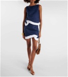 Staud Raphael linen miniskirt