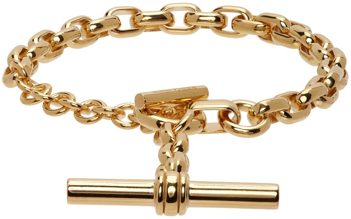 Photo: Bottega Veneta Gold Toggle Chain Bracelet