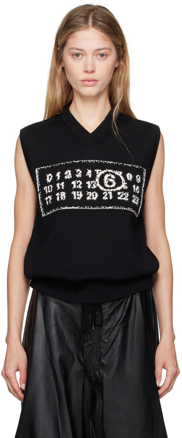 Mm6 Maison Margiela Black Vests main image 0