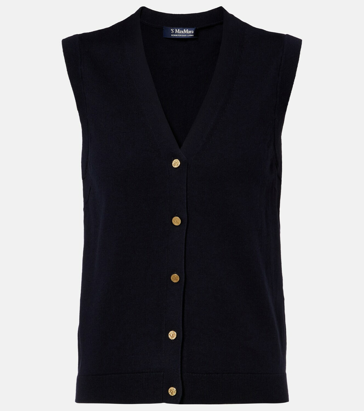'S Max Mara Cotton and silk vest