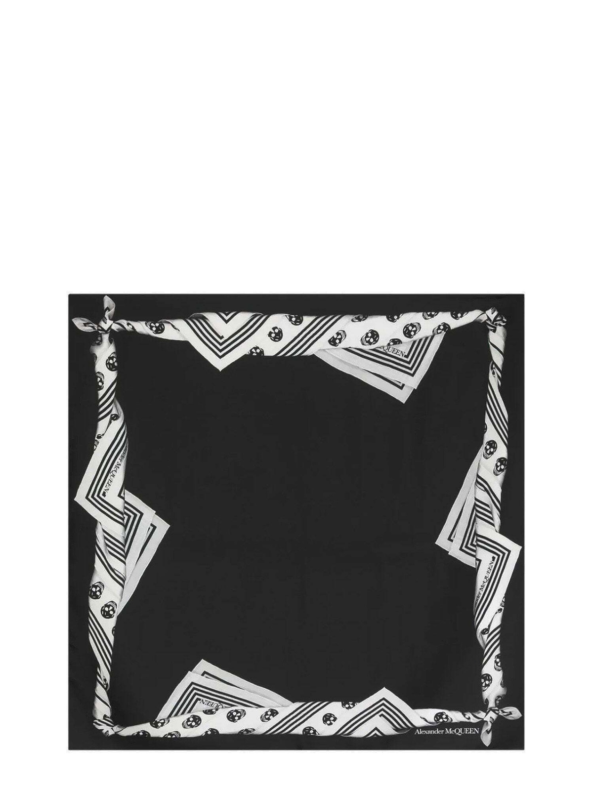 Alexander Mcqueen Women Printed Twill Foulard