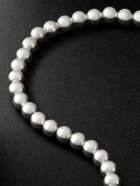 PATTARAPHAN - Baby Cycle Rhodium-Plated Sterling Silver Chain Bracelet - Silver