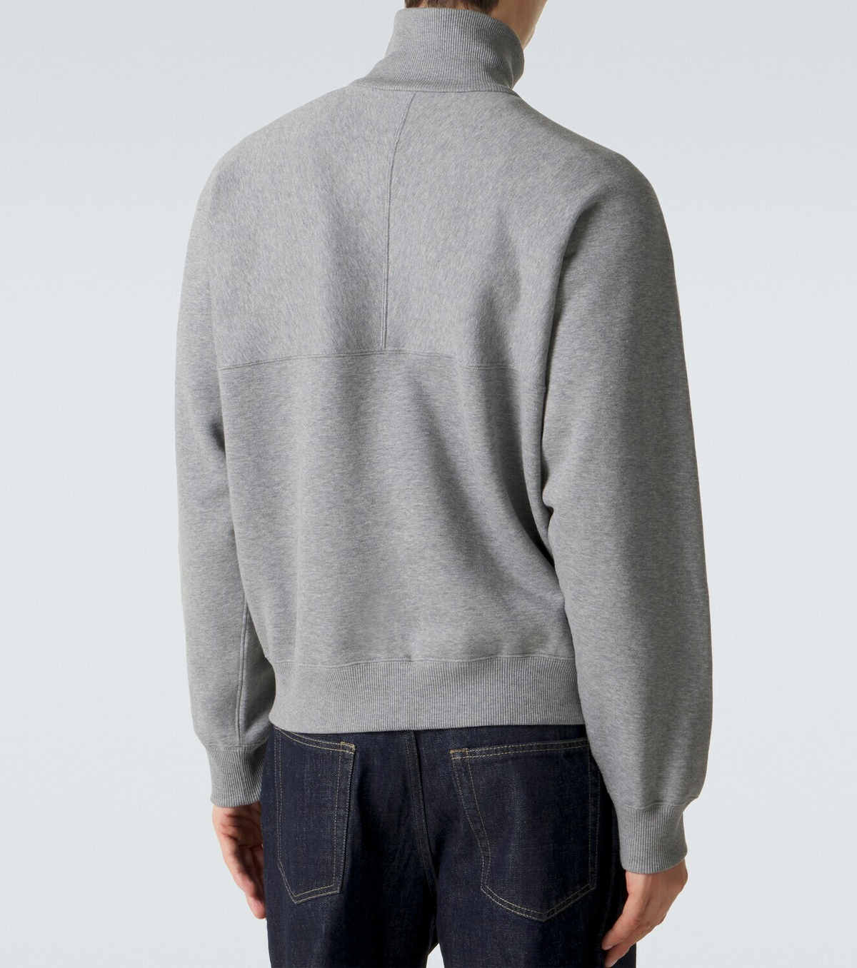 Jil Sander Cotton terry half-zip sweatshirt Jil Sander
