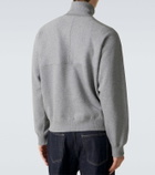 Jil Sander Cotton terry half-zip sweatshirt