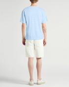 120% Lino Mens T-shirt Light in Blue