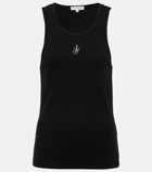 JW Anderson Printed cotton-blend tank top