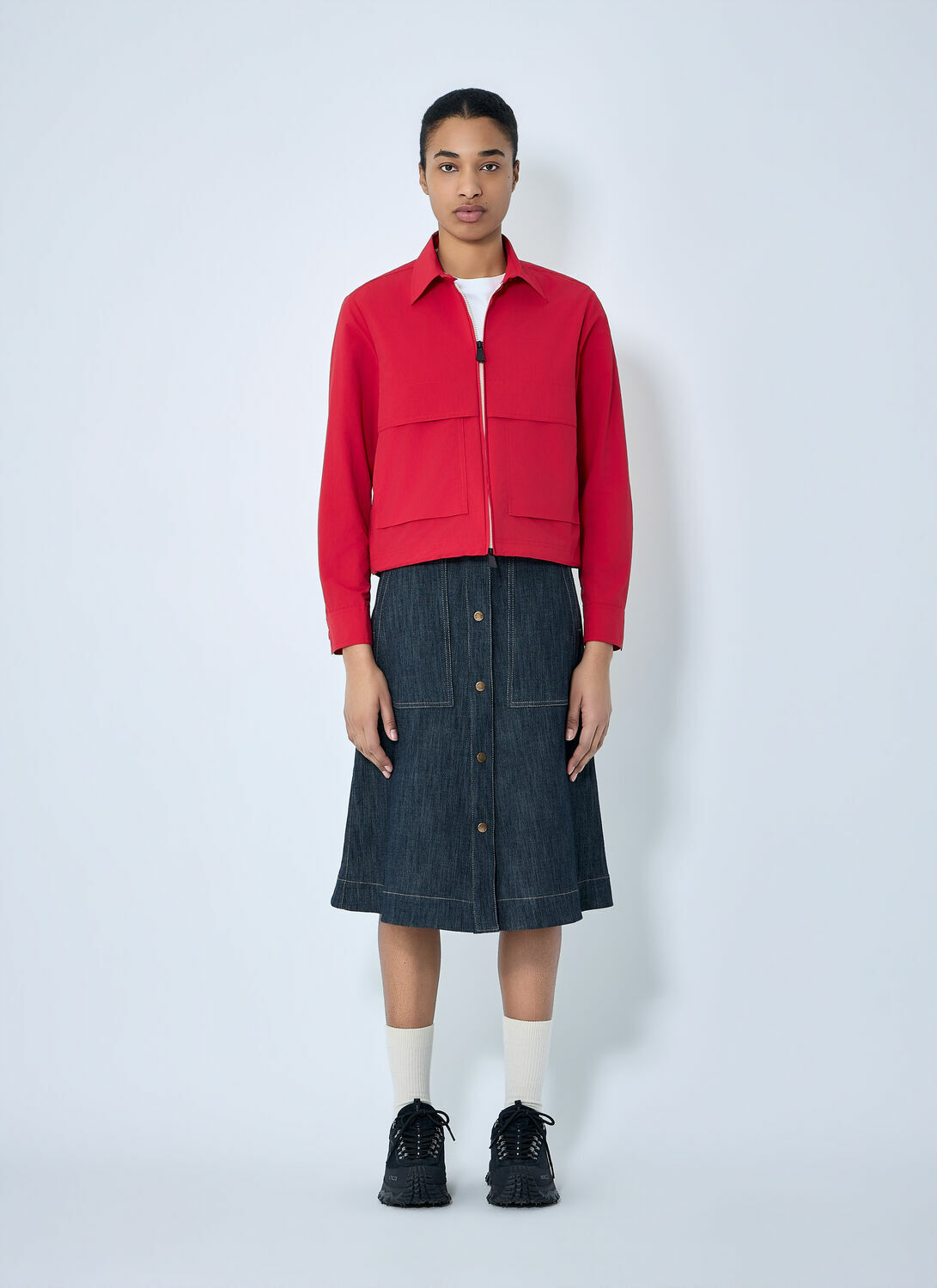 Moncler Grenoble Zip-Up Cotton Jacket