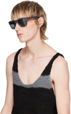 Prada Eyewear Gray Linea Rossa Active Sunglasses