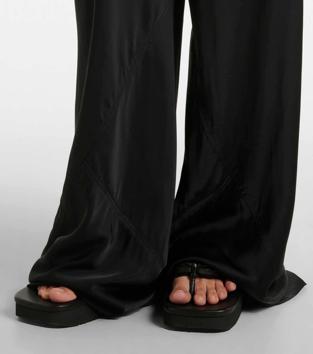 Rick Owens Bias cady crêpe cady wide-leg pants
