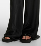 Rick Owens Bias cady crêpe cady wide-leg pants