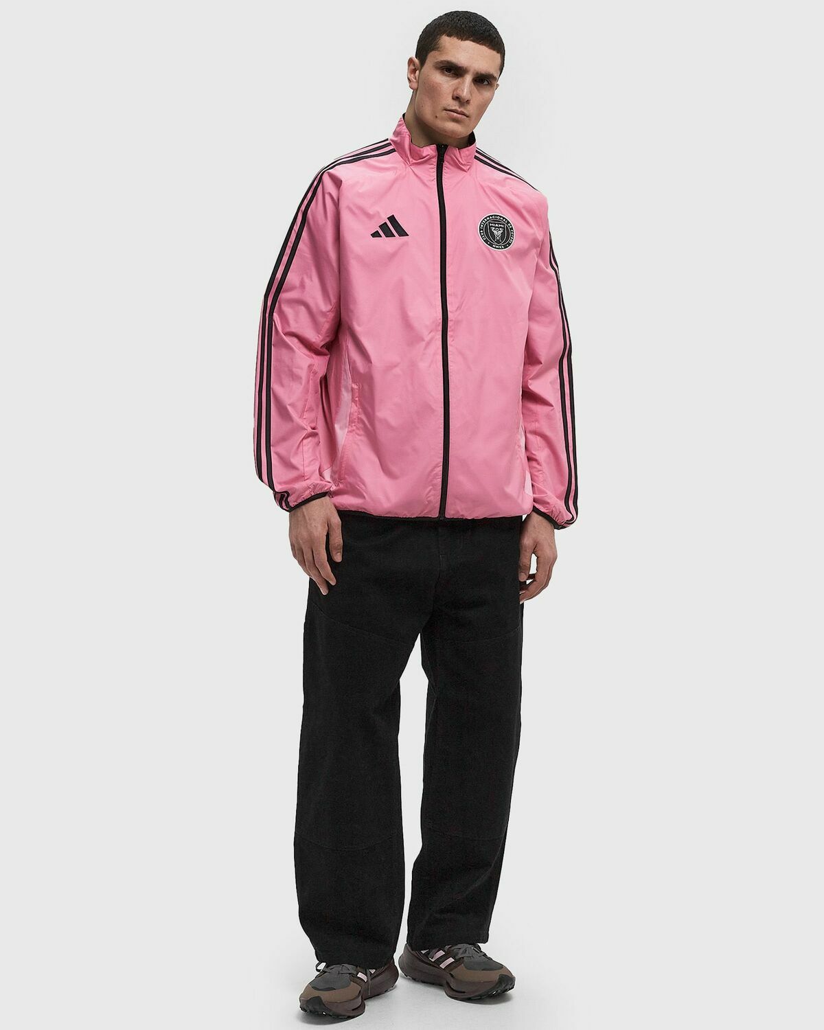 Adidas Inter Miami CF ANTHEM JACKET pink Mens Track Jacket