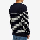 YMC Men's Suedehead Crew Knit Sweater in Ecru