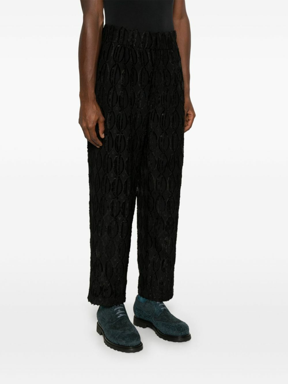 Labrum London Jacquard Straight Trousers