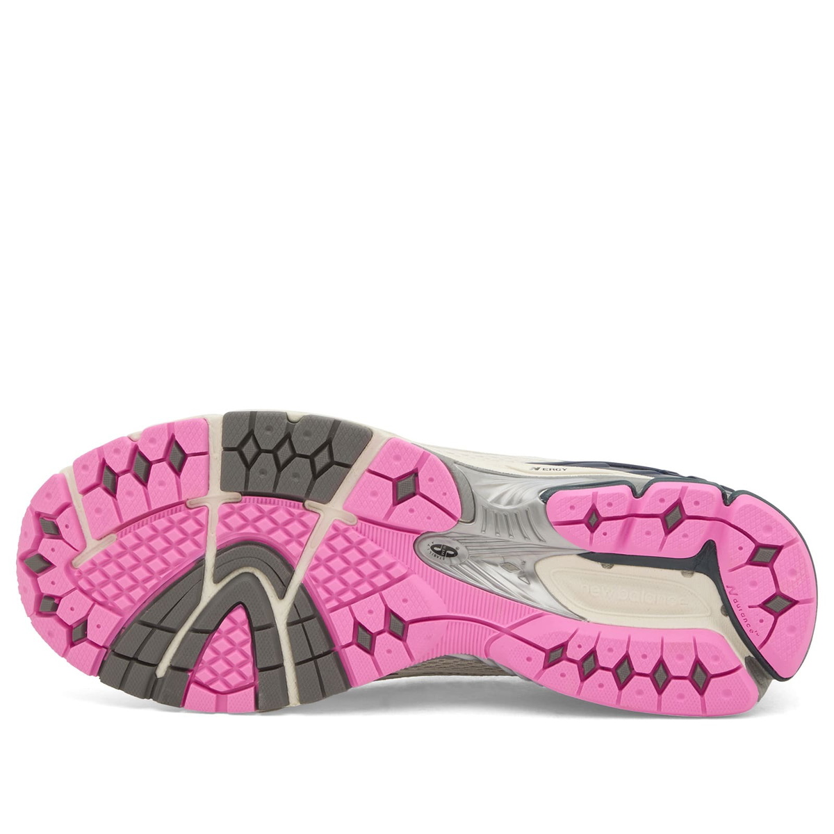 New Balance 1906 Loafer Sneaker in Silver Metallic/Nb Navy/Pink Heat