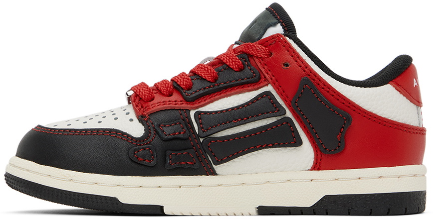 AMIRI Kids Black & Red Skel Top Low Sneakers Amiri