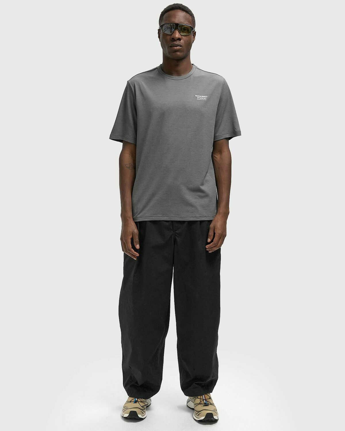 Pas Normal Studios Balance Tee ND Grey Mens Shortsleefe