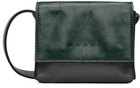 Marni Green & Gray Mini Crossbody Bag