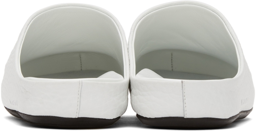 Marni White Fussbett Sabot Slides