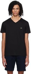 Lacoste Black V-Neck T-Shirt