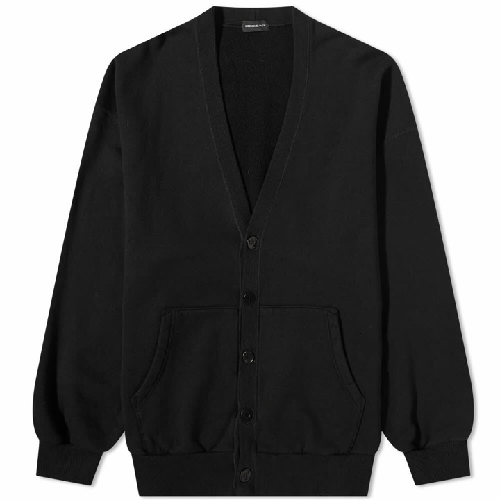 Photo: Undercover Men's Jersey Cardigan in Black