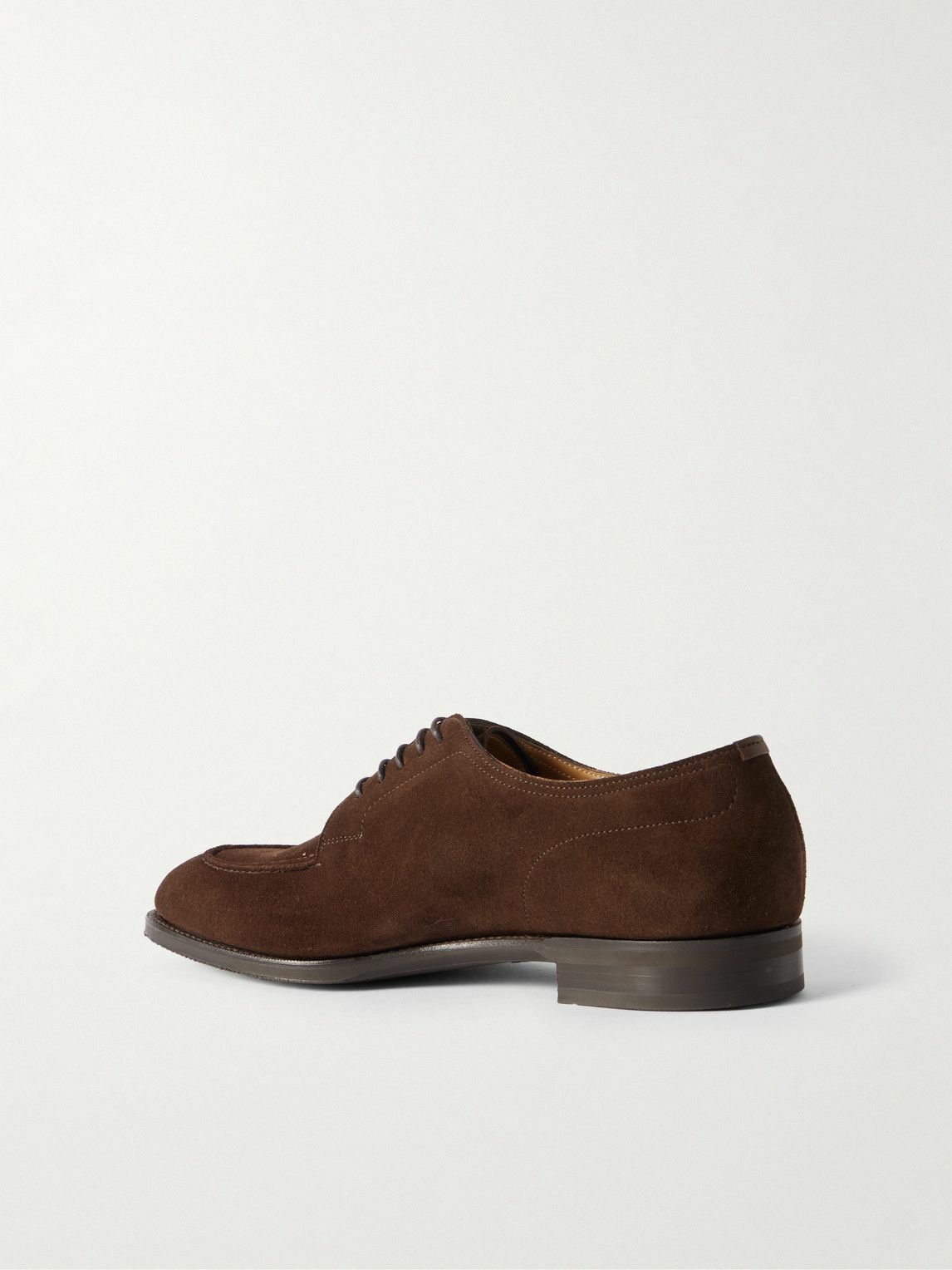 Edward Green - Dover Suede Derby Shoes - Brown