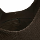 ST. Agni Women's Lattice Weave Large Tote in Coffee 