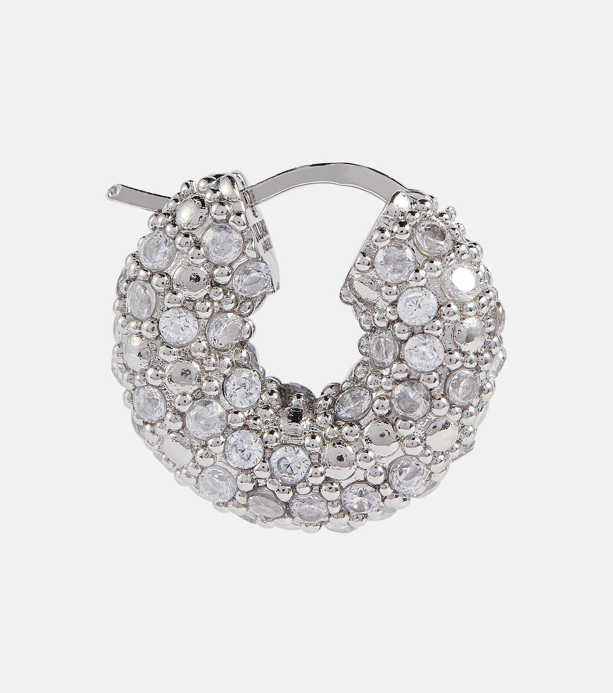 ピアス JIL SANDER  Crystal-embellished hoop earrings Jil Sander - Crystal-embellished hoop earrings Jil Sander
