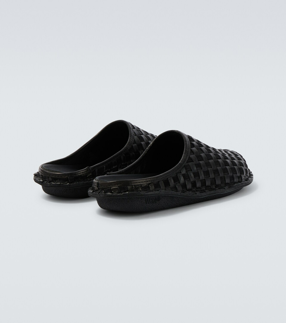 Comme des Garçons Homme x VIBAe leather and suede mules