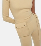 Didu Cutout fleece and faux shearling jumpsuit