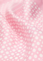 Boss X David Beckham Polka Dot-print Silk Pocket Square - Pink - One Size